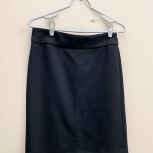 J. Crew Black Wool Skirt